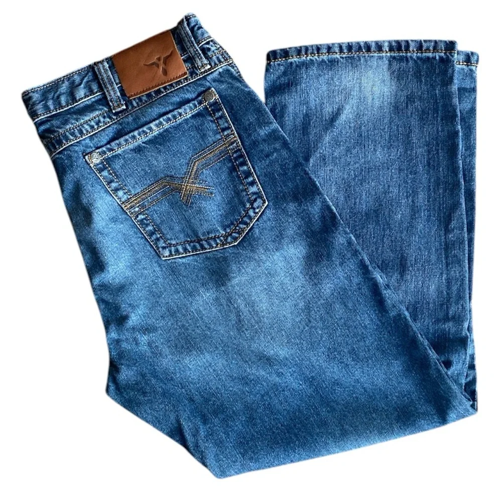 Wrangler 20X Style 33 Extra Relaxed Blue 100% Cotton Denim Jeans, Men’s 36x30